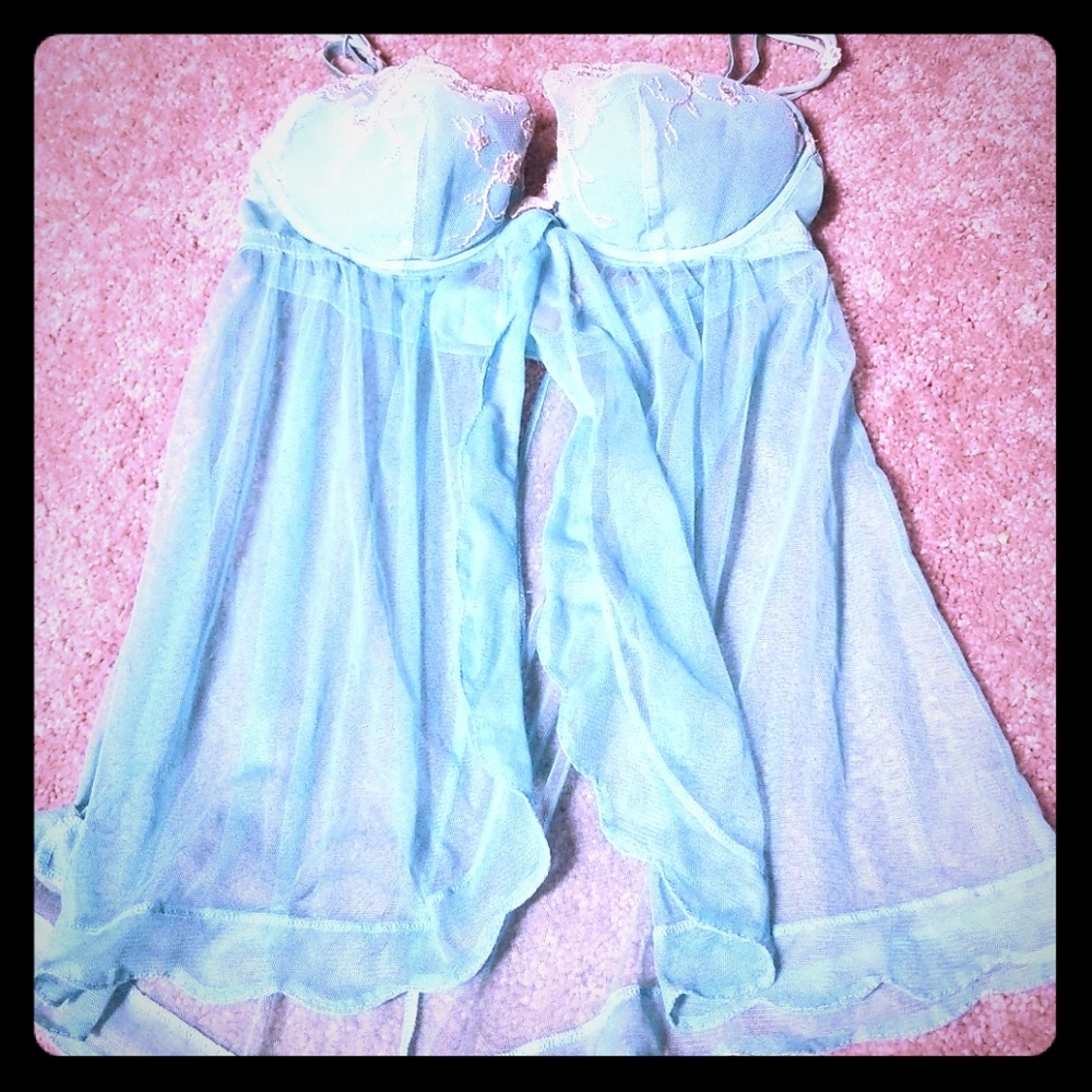 VS Angels open front babydoll nightie
